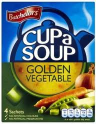 Batchelor Cupa Soup Golden Vegetable 9 pk
